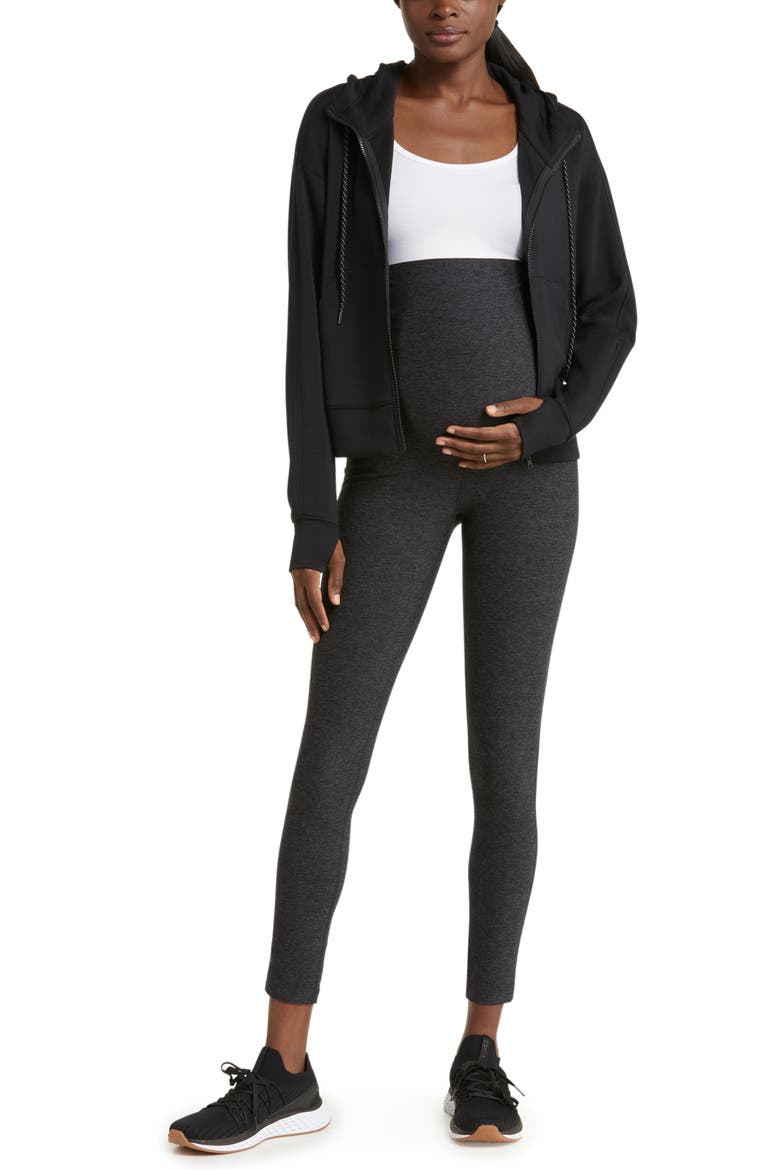 Restore Soft Maternity Leggings, Alternate, color, BLACK
