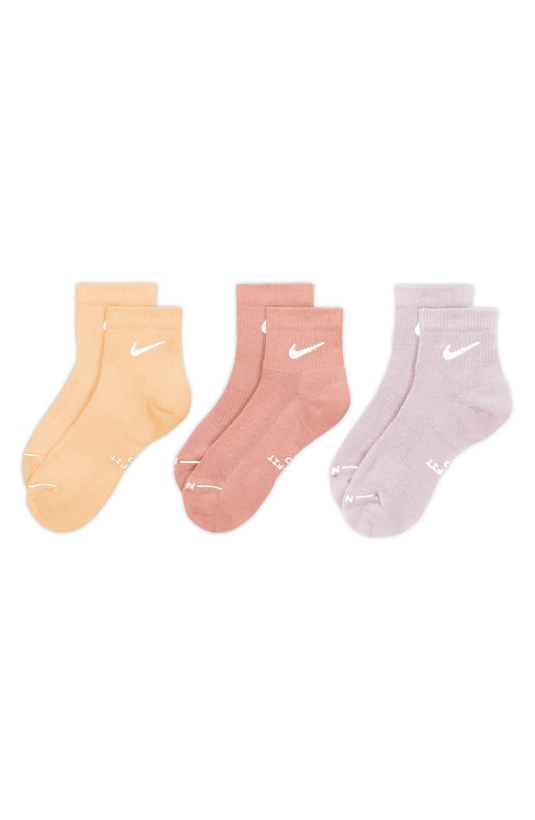 Nike Dri-FIT 3-Pack Everyday Plus Cushioned Low Socks, Main, color, 908 Mltclr