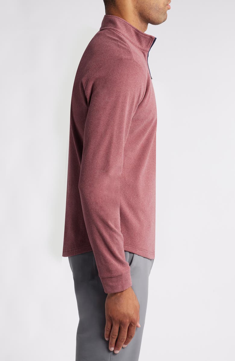 Swannies Emery Quarter Zip Golf Pullover, Alternate, color, Rhubarb