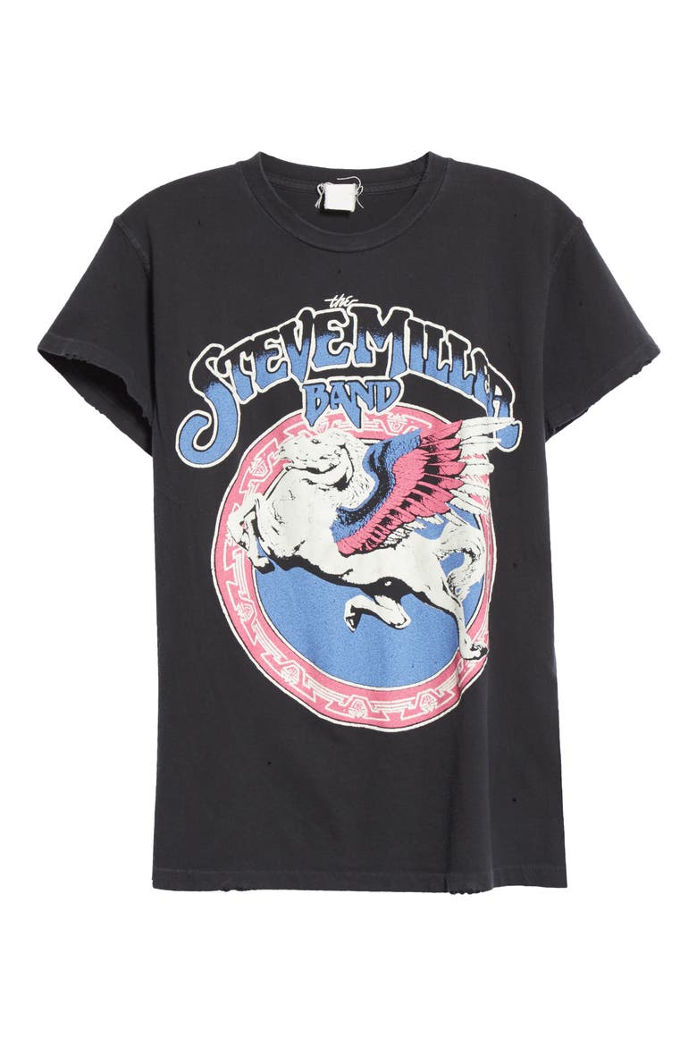 Women's Steve Miller Band Graphic Tee, Alternate, color, COAL