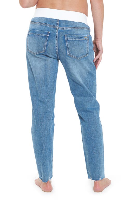 Ripe Maternity Jamie Raw Edge Jean In Brown