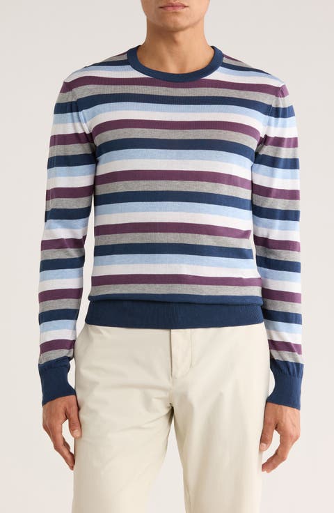 Lexington Cotton & Silk Blend Crewneck Sweater