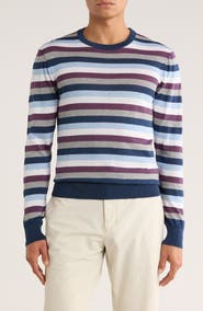 Jack Victor Lexington Cotton & Silk Blend Crewneck Sweater