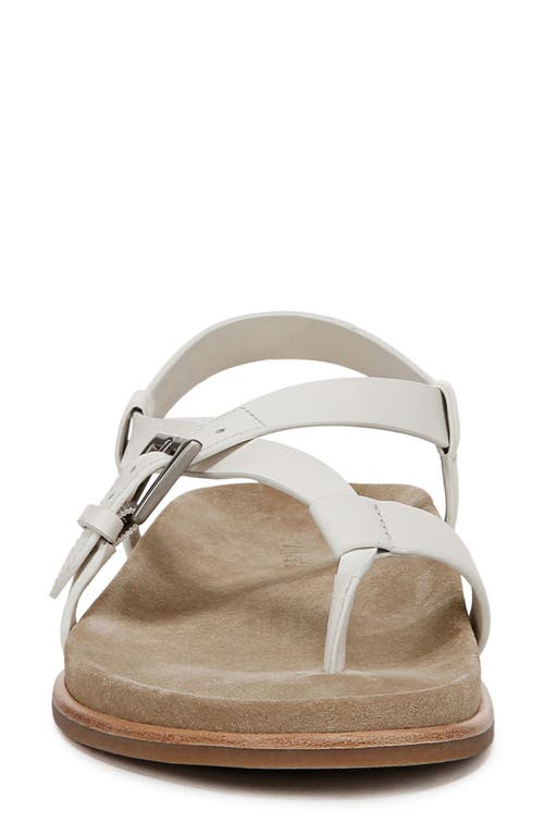 Vince Franca Leather Strappy Sandal In Milk