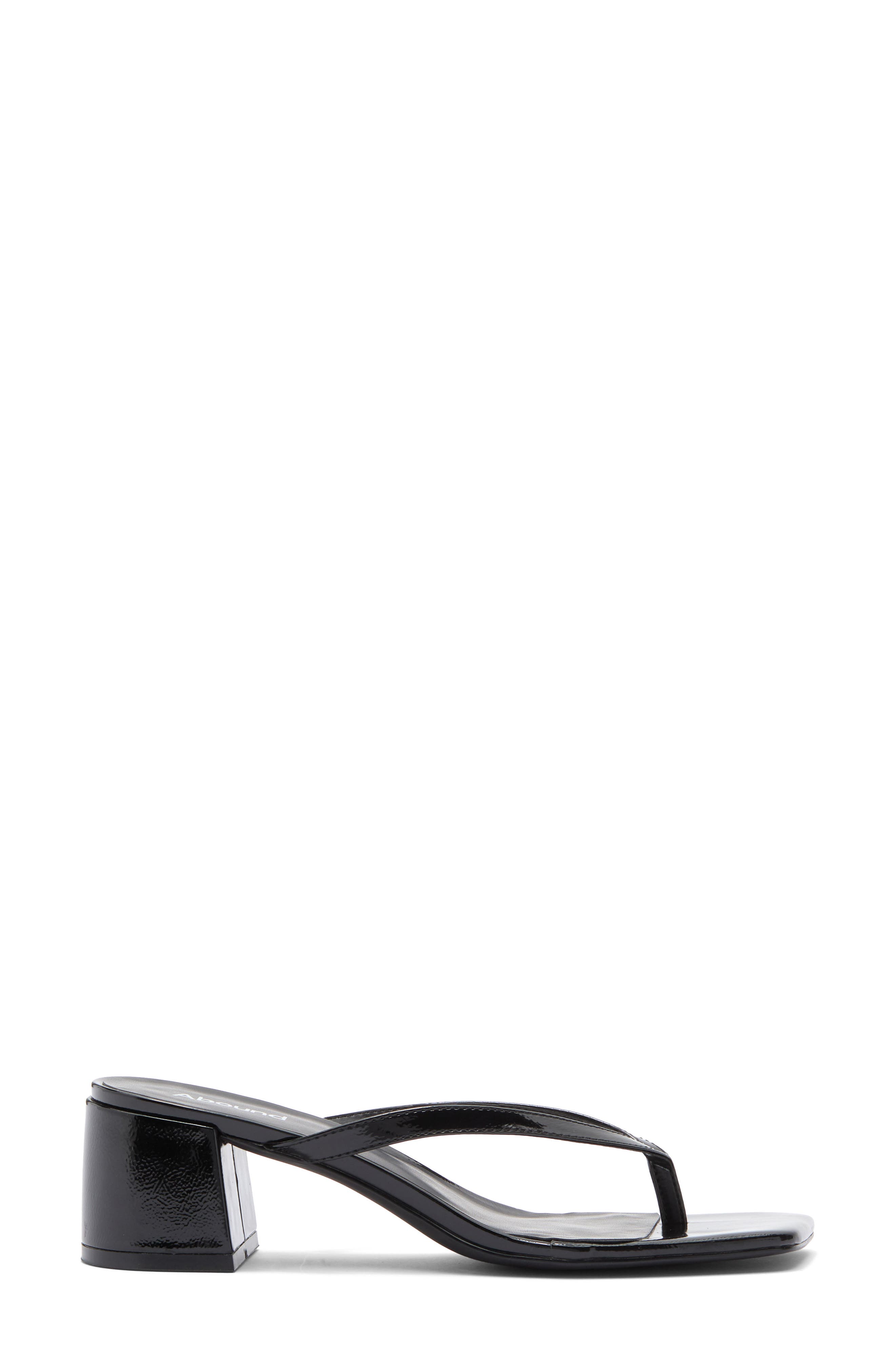 Abound Blayne Block Heel Sandal, Alternate, color, Black