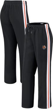 WEAR by Erin Andrews Women's WEAR by Erin Andrews Black Cincinnati Bengals Color-Block Straight Leg Pants