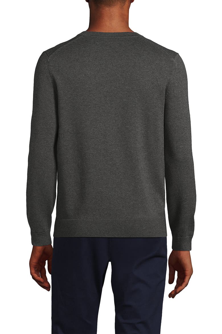 Fine Gauge Cotton Cardigan, Alternate, color, Charcoal Heather