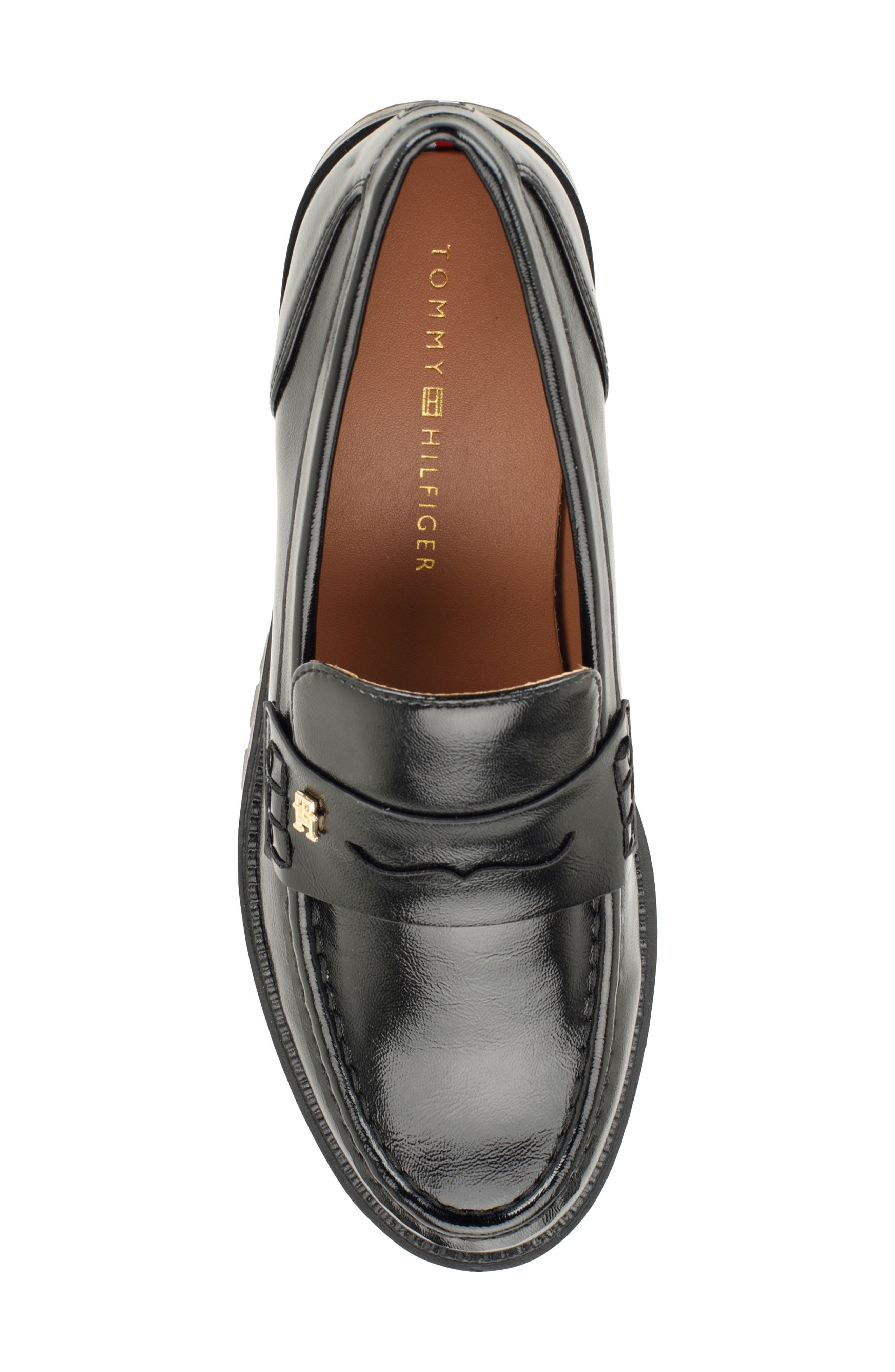 Yesen Faux Leather Loafer, Alternate, color, BLACK