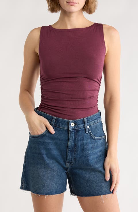 Lucy Ruched Sleeveless Top