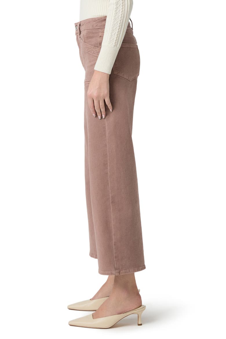 Anessa High Waist Ankle Wide Leg Jeans, Alternate, color, VINTAGE MAUVE MIST