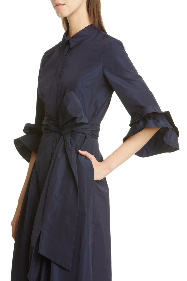 Hughes Midi Shirtdress, Alternate, color, ADMIRAL BLUE IRIDESCENT