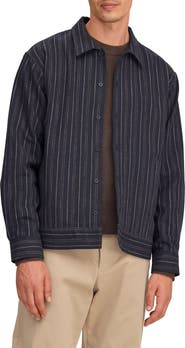 NN07 Reed 50091 Striped Shirt Jacket