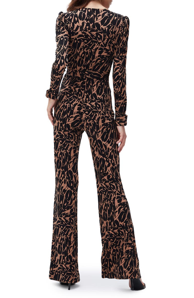 DVF Seoul Abstract Print Long Sleeve Jumpsuit, Alternate, color,