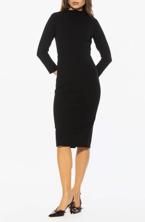 Mika Long Sleeve Midi Dress