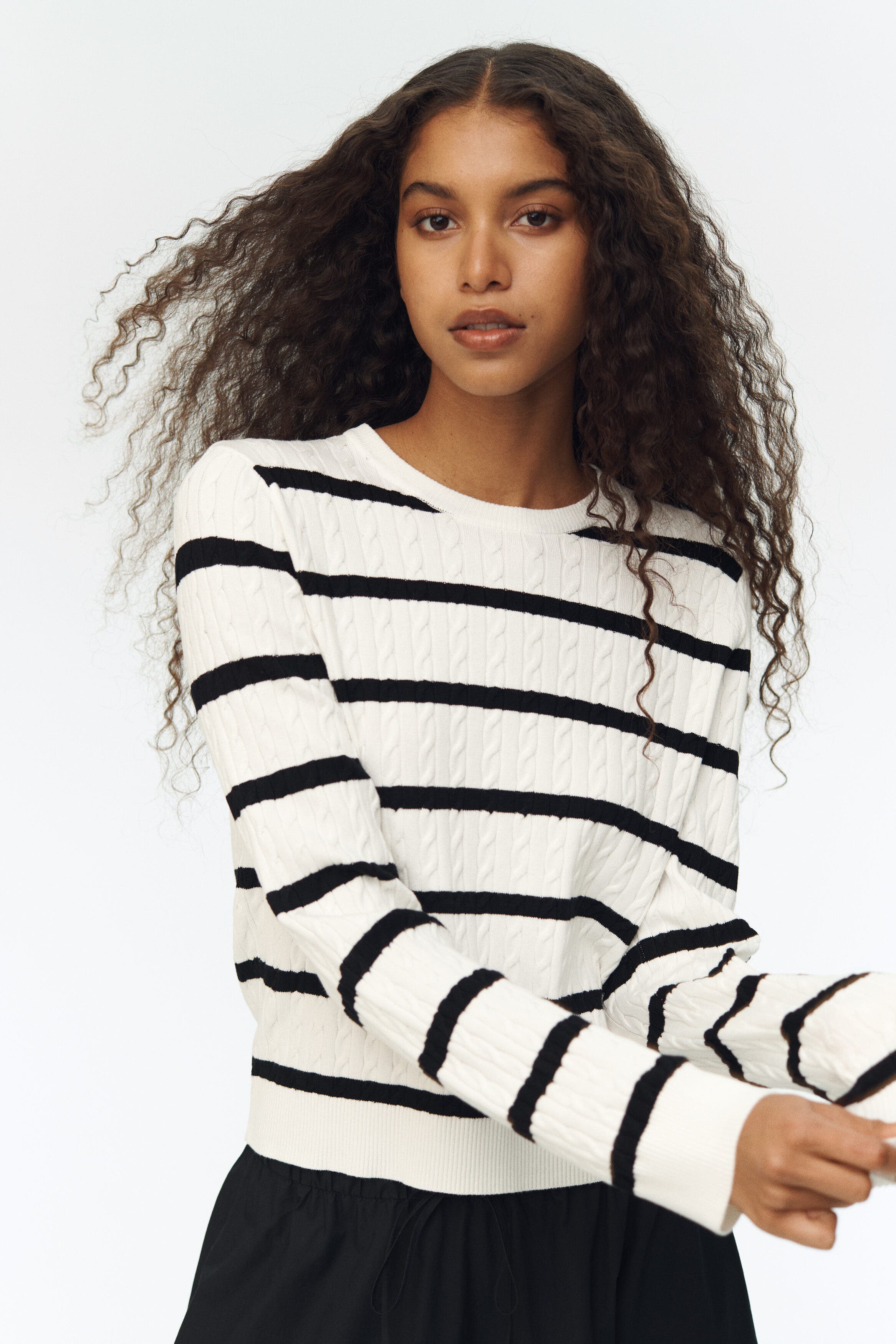 Cable-knit Jumper - image 2