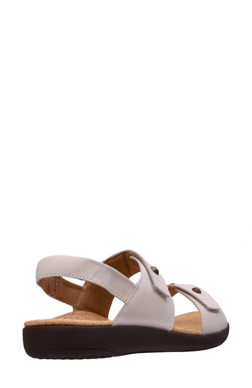 Revitalign Terra Slingback Sandal In Warm White