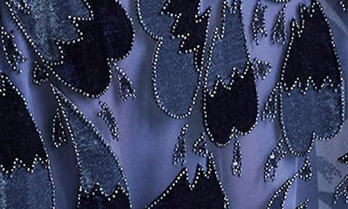 Helsi Sasha Velvet Trim Strapless Gown In Black