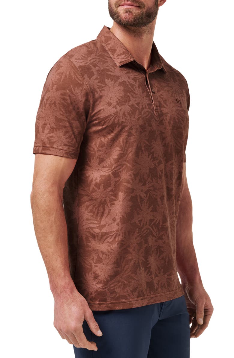 TravisMathew Featherweight Ticket Polo, Alternate, color, Maple