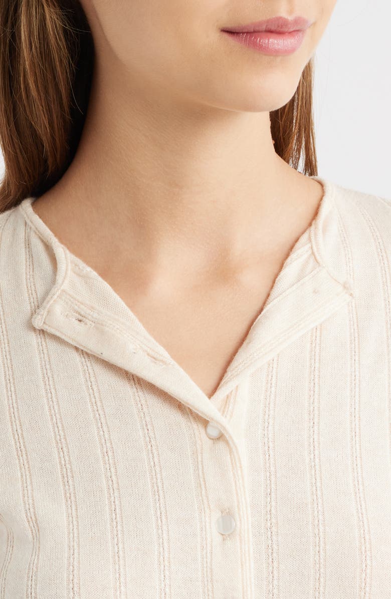 Bella Venice Jackie Cashmere Blend Cardigan, Alternate, color, Tan Ivory