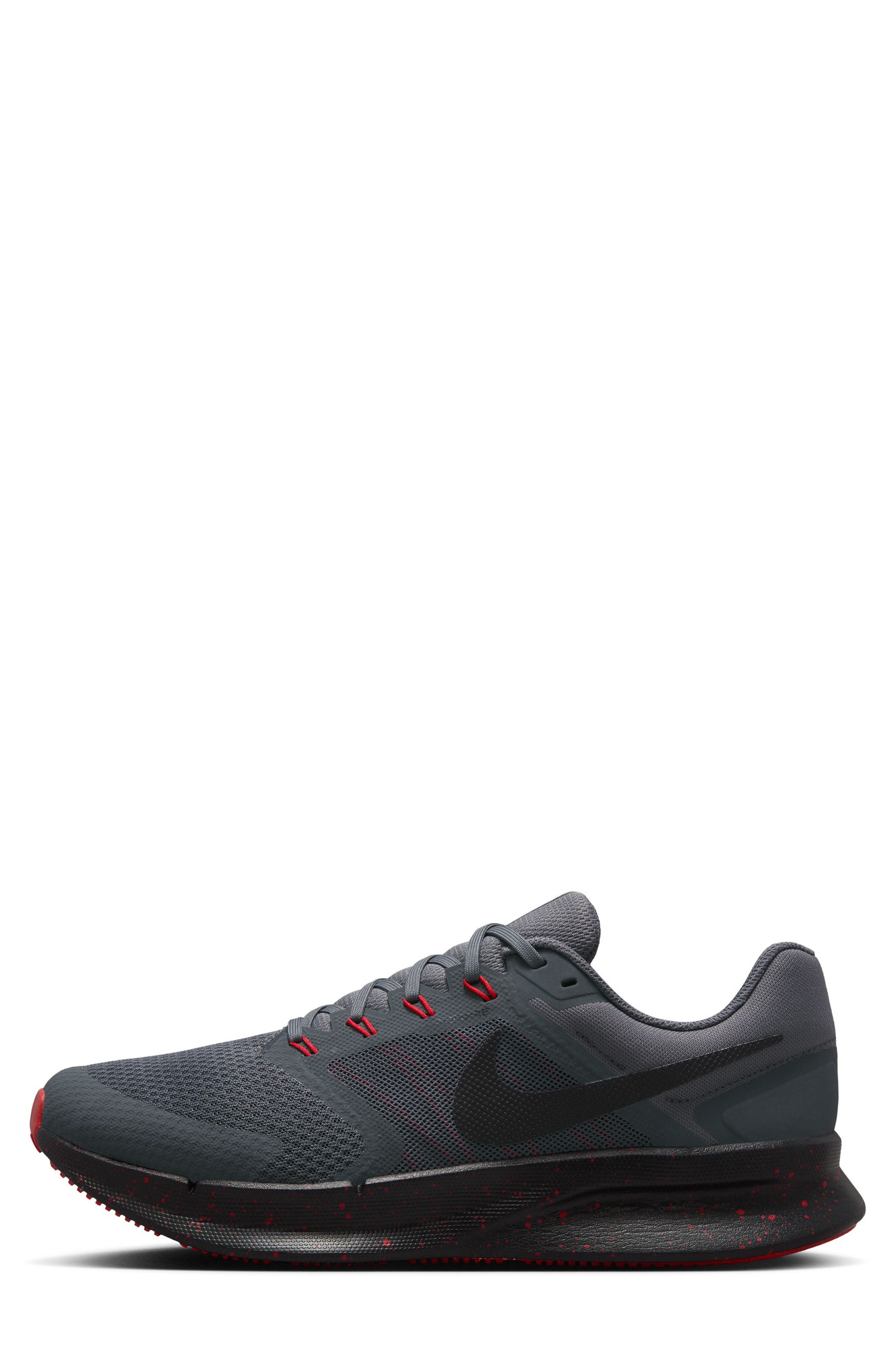 Nike Run Swift 3 Running Shoe, Alternate, color, Dark Grey/ Black/ Red