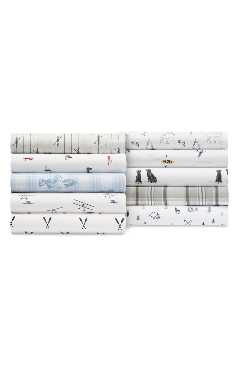 Eddie Bauer Methow Plaid Open Sheet Set, Alternate, color, Blue