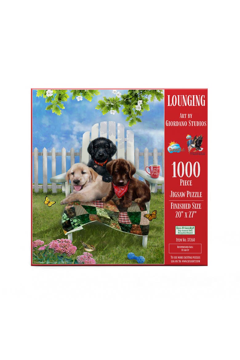 Lounging 1000 piece Jigsaw Puzzle for Adults, Alternate, color, Multicolor