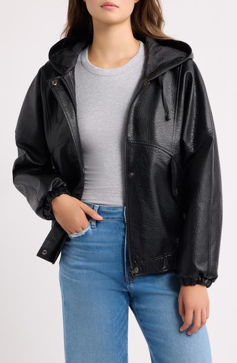 Elodie Faux Leather Jacket