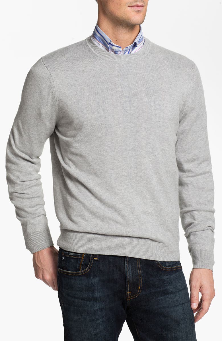 Nordstrom Cotton & Cashmere Sweater, Main, color, 