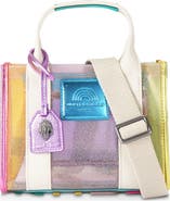 Kurt Geiger London Extra Small Southbank Vinyl Clear Tote