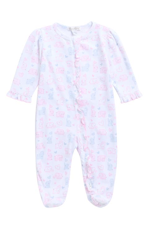 Print Pima Cotton Footie (Baby)