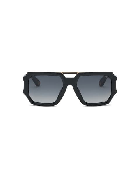 Double Bridge Pilot Sunglasses Men