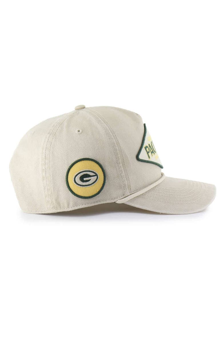 '47 Men's '47 Khaki Green Bay Packers Cairn Hitch Adjustable Hat, Alternate, color, 