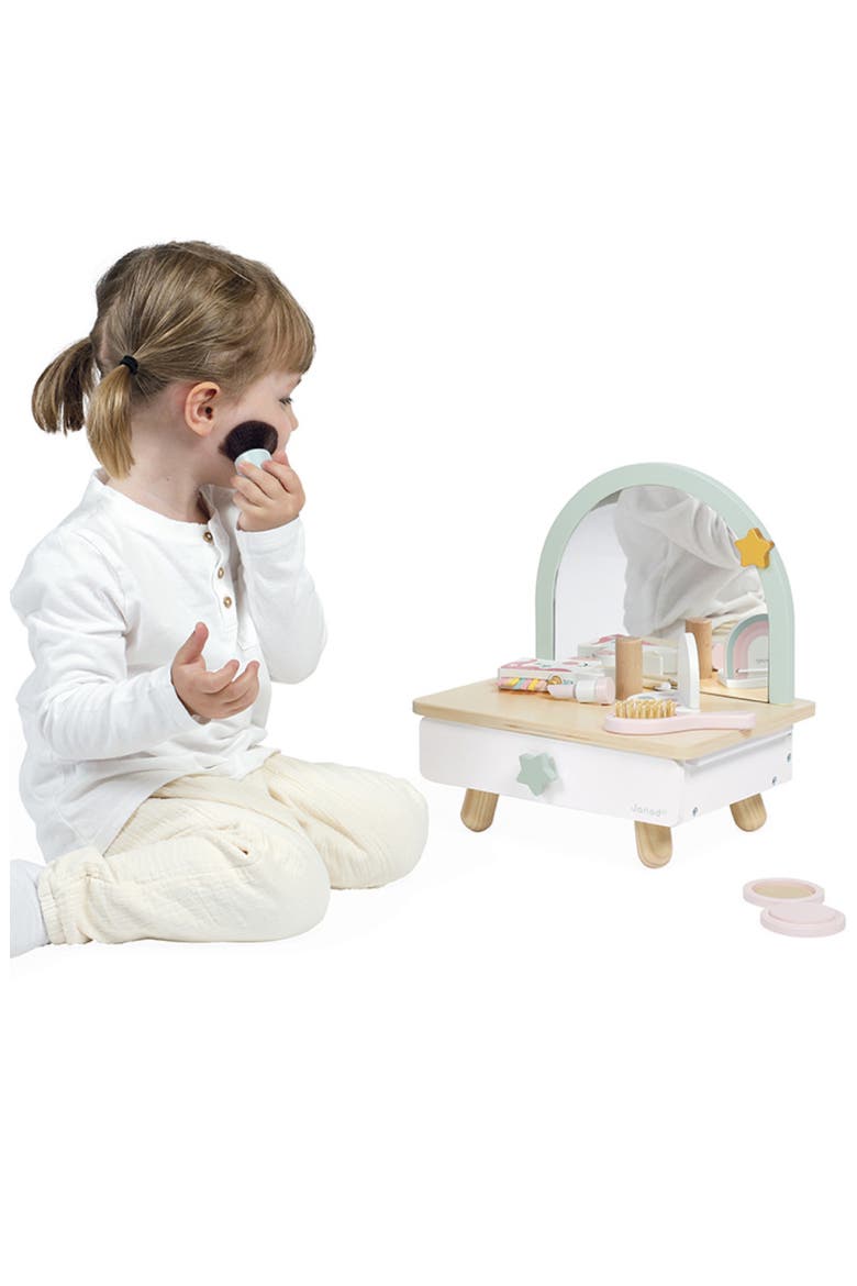 Unicorn Mini Dressing Table Toy, Alternate, color, WHITE