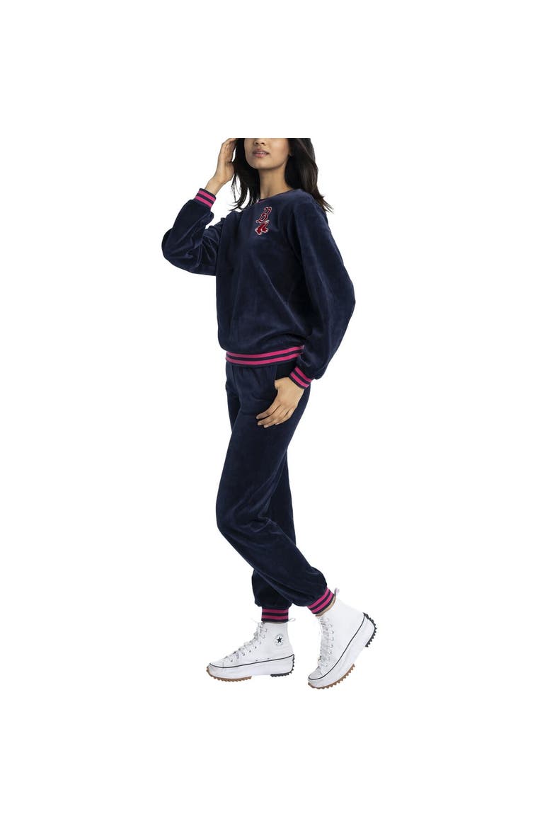 Womens Lusso  Navy Boston Red Sox Neely Naveen Set, Alternate, color, Navy