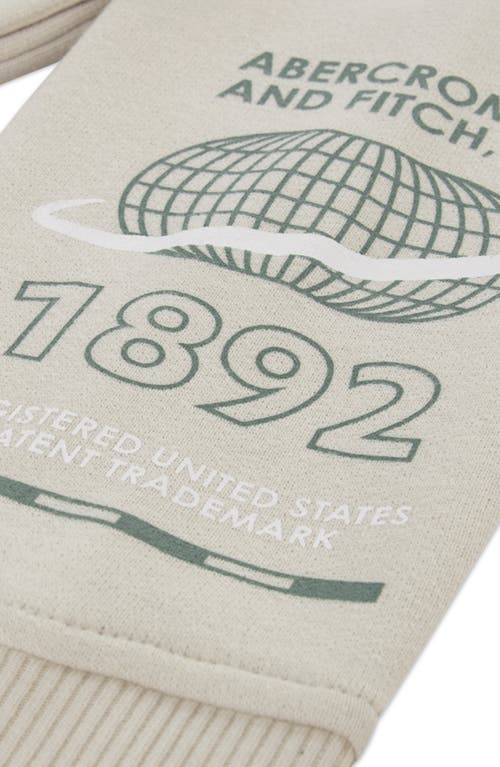 Abercrombie Kids Kids' Nyc Buildings Graphic Hoodie In Gray