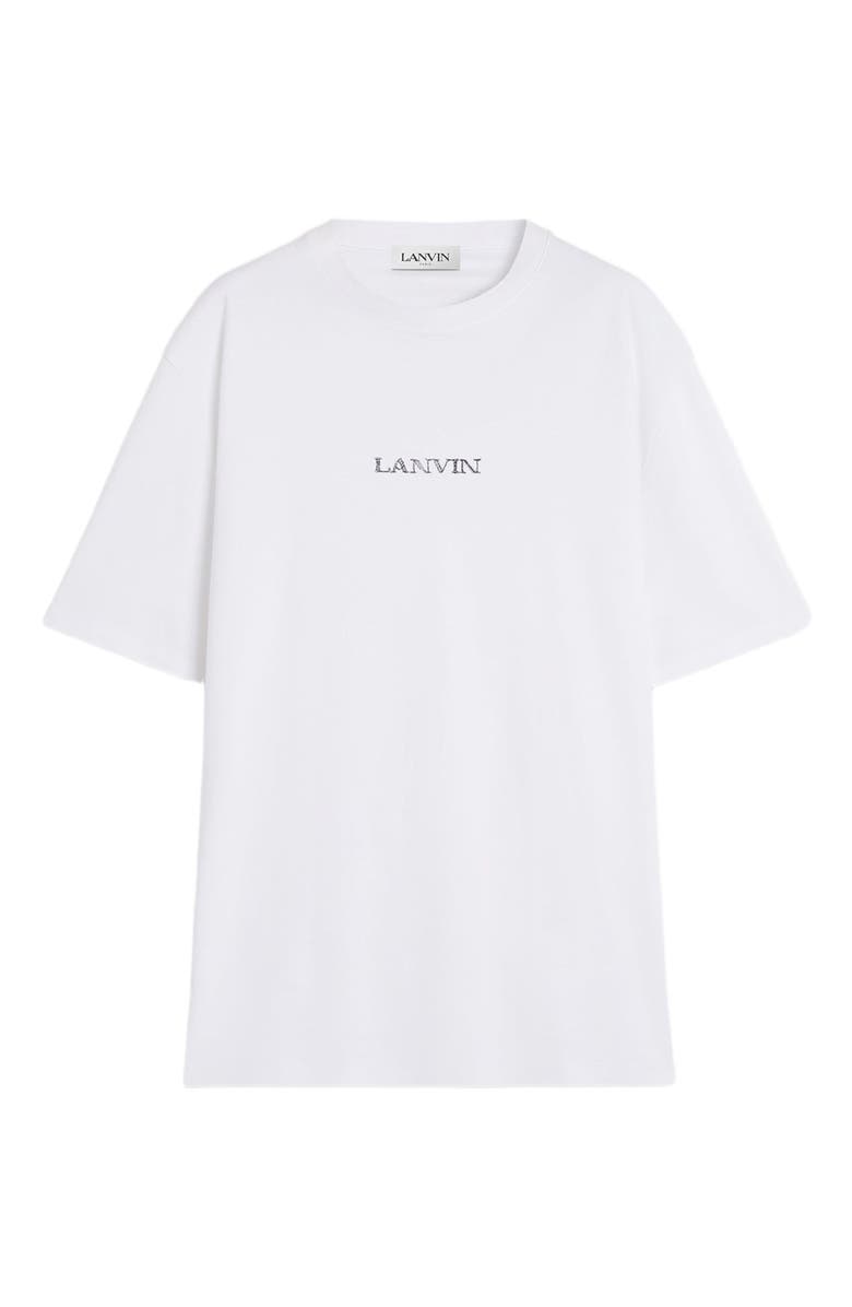 Lanvin Unisex Lanvin Logo T-Shirt, Alternate, color, Black