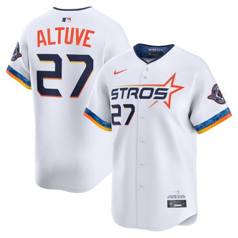 Men's Nike Jose Altuve White Houston Astros 2025 City Connect Limited Player Jersey