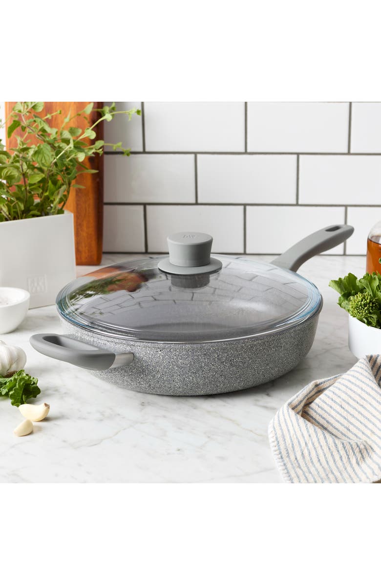 ZWILLING Parma Plus 3.9-Quart Nonstick Sauté Pan with Lid, Alternate, color, Grey