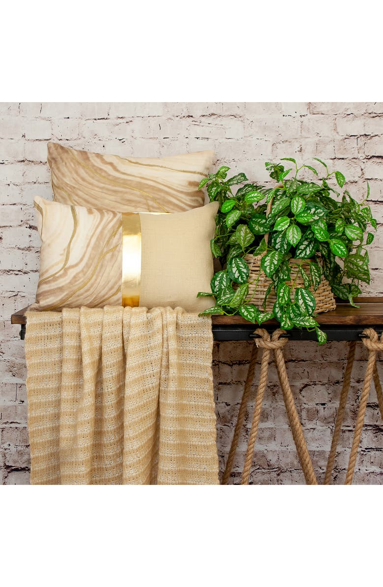 PARKLAND COLLECTION Stripe Accent Pillow, Alternate, color, 