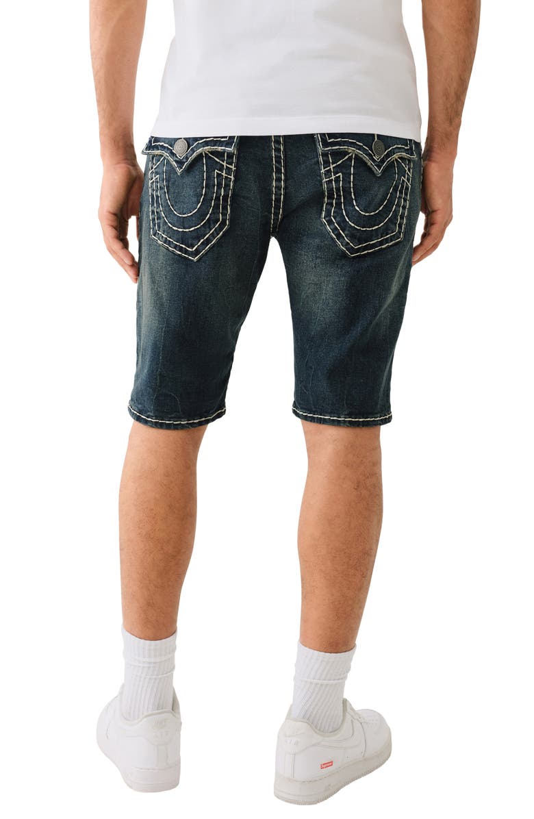 True Religion Rocco Super T Skinny Denim Shorts, Alternate, color,