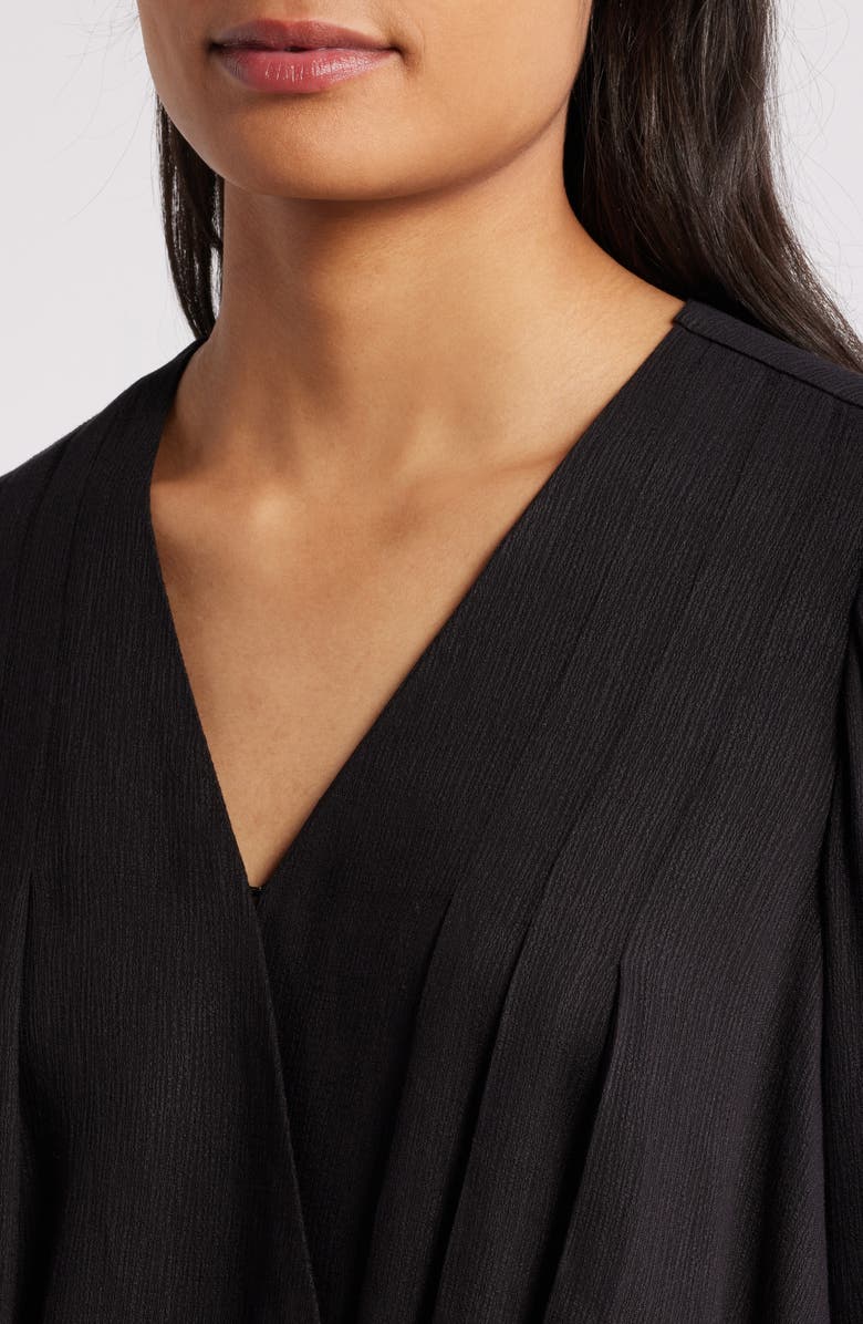 Wit & Wisdom Long Sleeve Wrap Top, Alternate, color, 