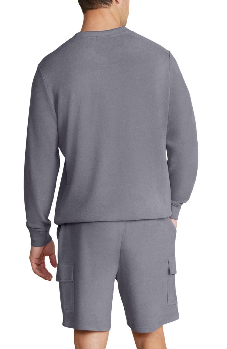 Barefoot Dreams<sup>®</sup> Malibu Collection<sup>®</sup> Brushed Fleece Lounge Sweatshirt, Alternate, color, 