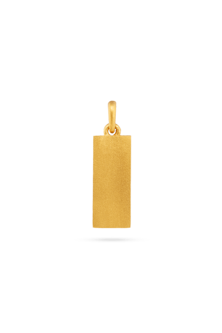 Bullion Bar Pendant, Alternate, color, Gold 18k