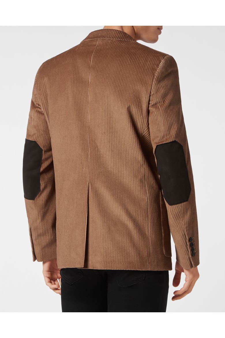 Corduroy Blazer Gigolò Fit Iconic Plein Men, Alternate, color, beige