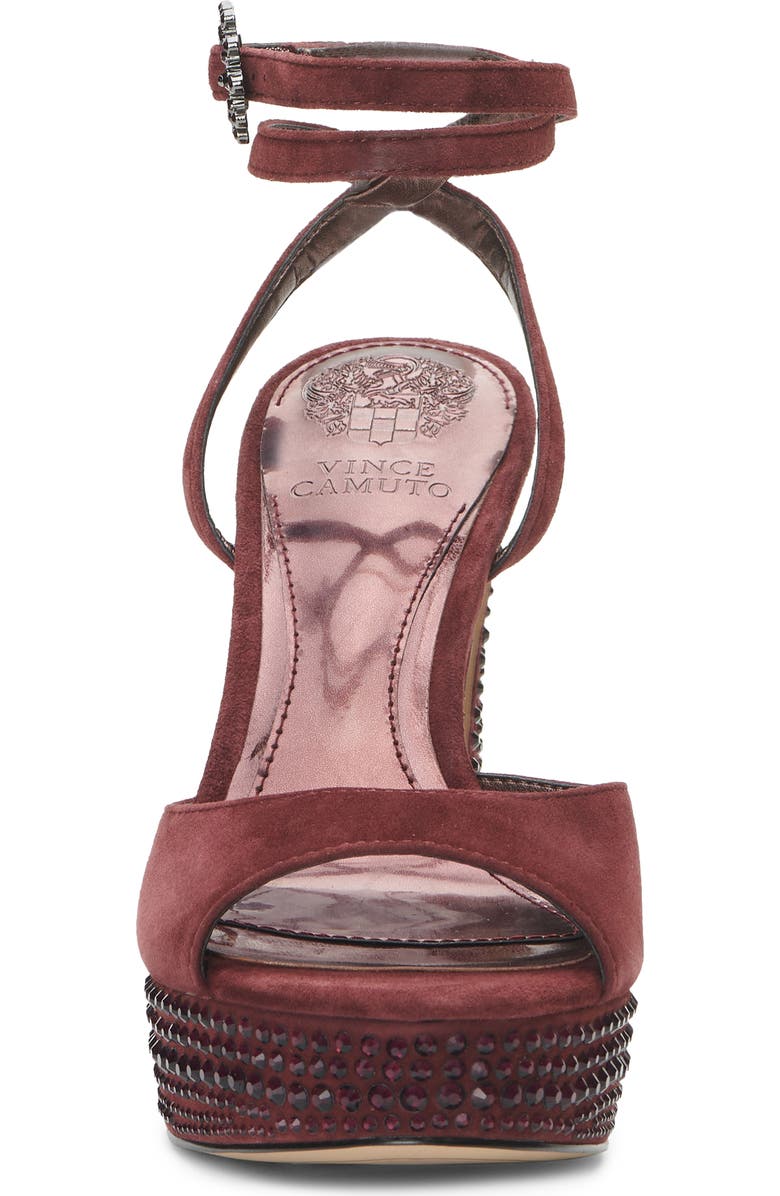 Vince Camuto Inna Platform Sandal, Alternate, color, Crimson