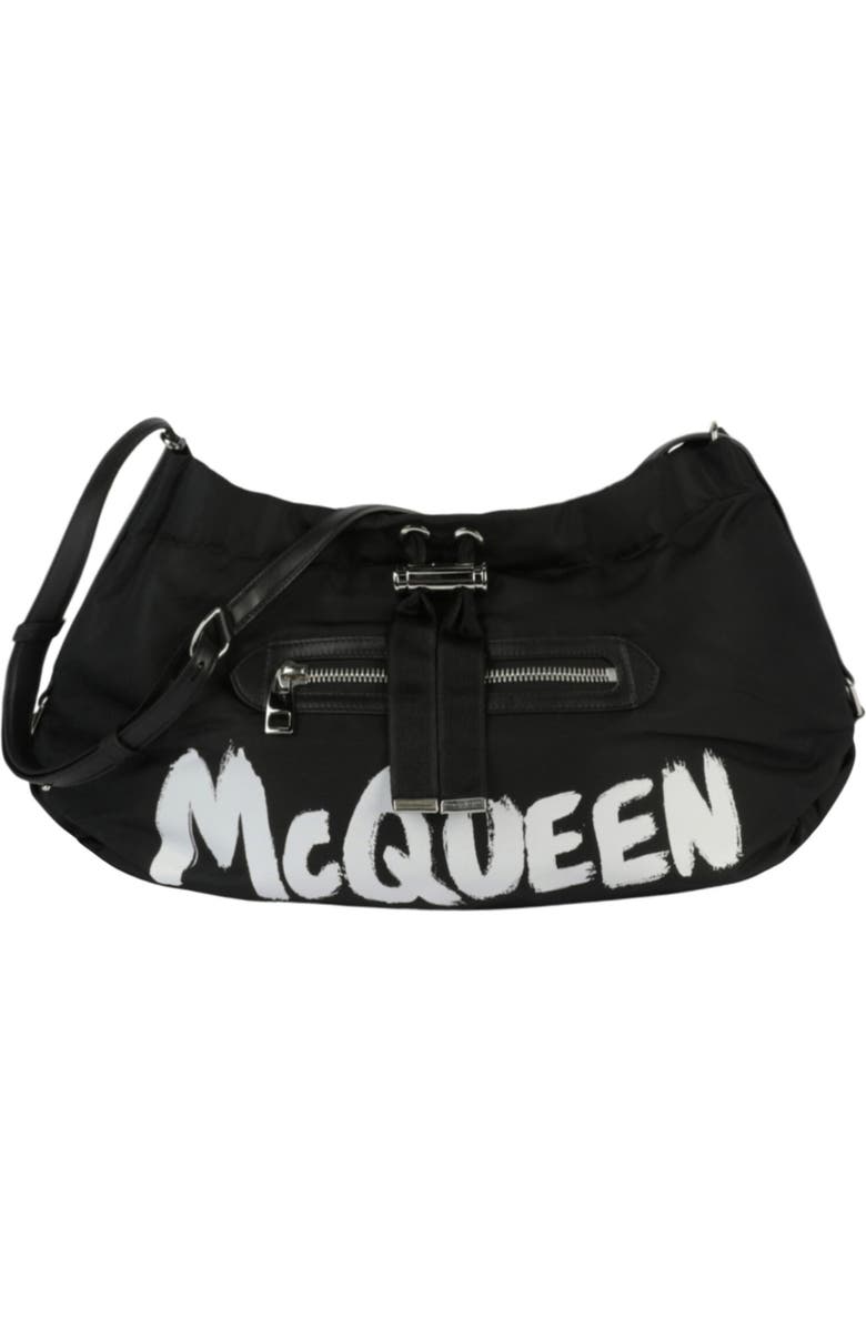 McQueen The Bundle Medium Shoulder Bag, Main, color, Black White