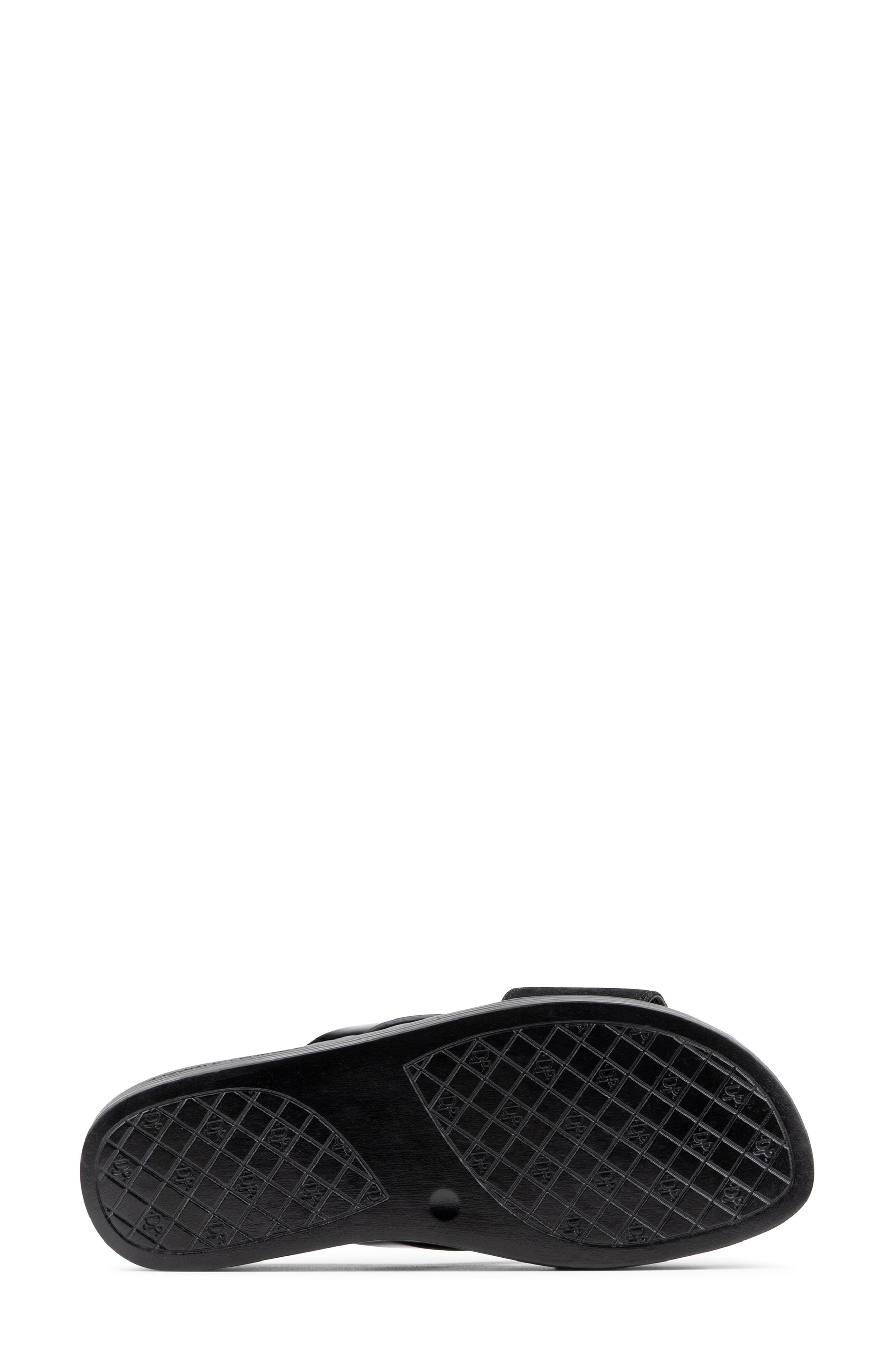 Farrah Platform Wedge Sandal, Alternate, color, BLACK