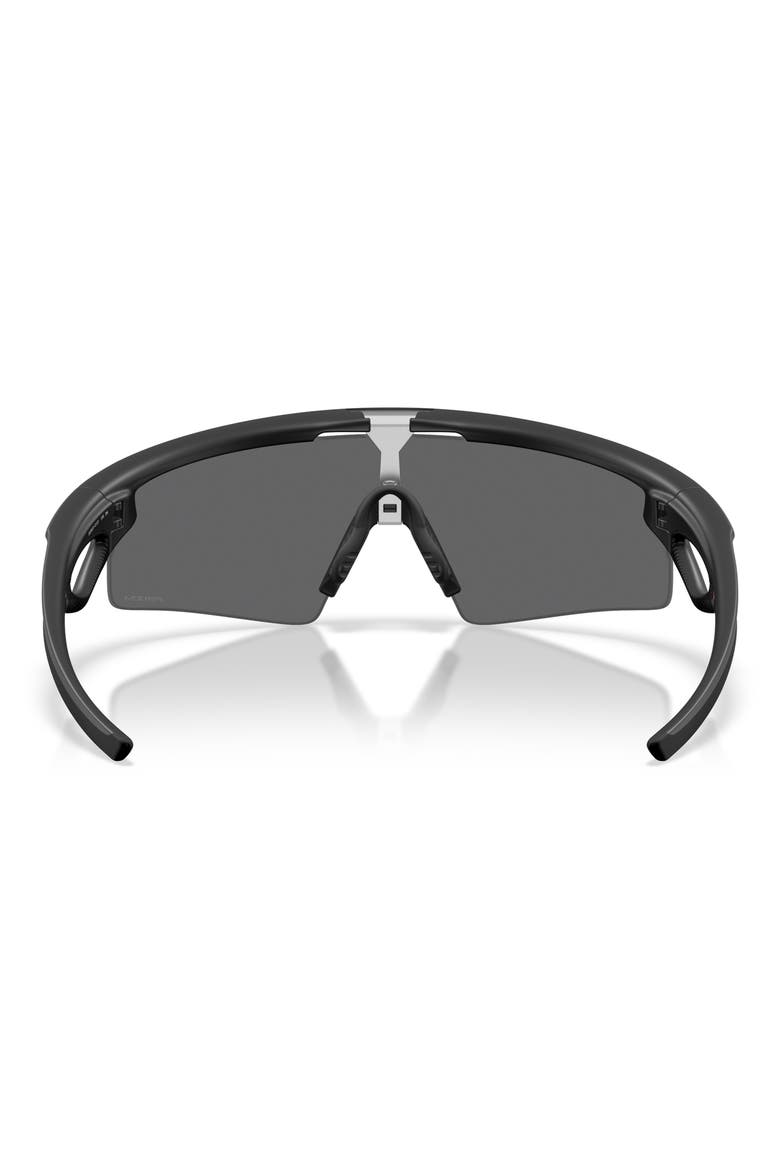 Gender Inclusive Sphaera Strike 37mm Shield Sunglasses, Alternate, color, MATTE BLACK / PRIZM BLACK