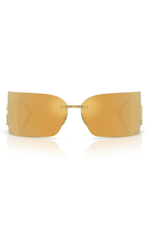 Dolce & Gabbana Womens Gold Dg2319 Irregular-frame Metal Sunglasses In Gold