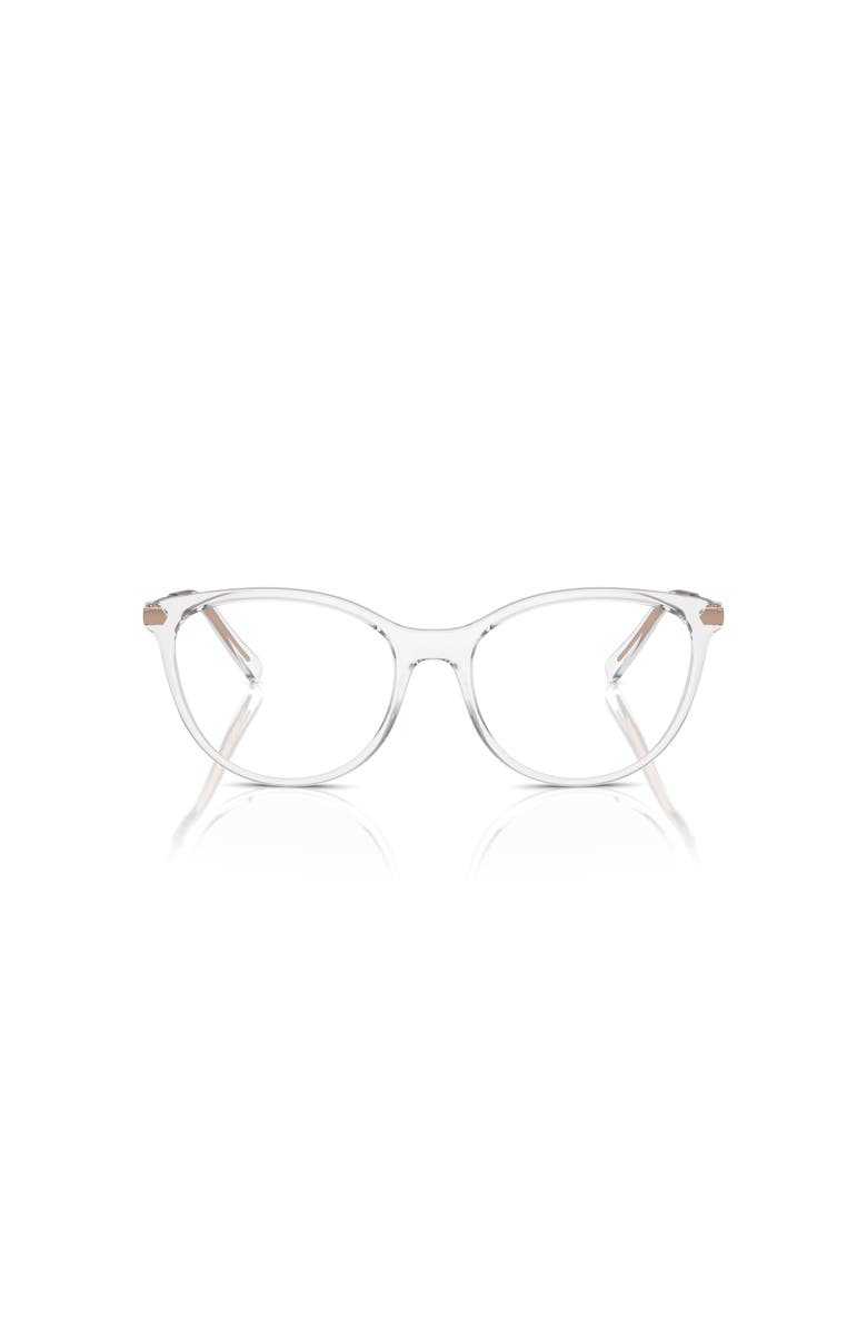 Armani Exchange 53mm Cat Eye optical glasses, Alternate, color, Transparent